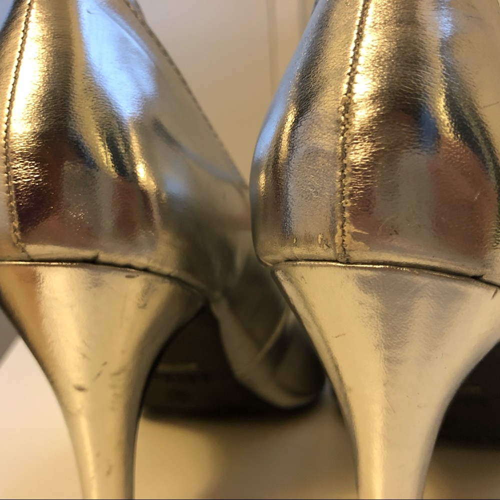 Cinderella Rhinestone Bow Ankle Strap  Pumps - Picture 6 of 16